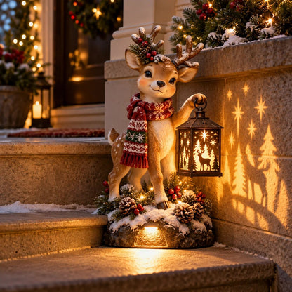 🎉 Solar Christmas Step Lights | 5 Festive Character Styles