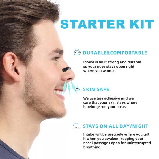 🎁Magnetic Nasal Strips Set For Breathing &amp; Snoring Support