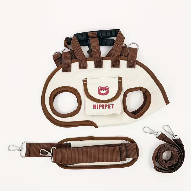 ⭐Hands-Free Pet Carrier Sling – Breathable Small Dog & Cat Carrier with Leash