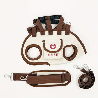 ⭐Hands-Free Pet Carrier Sling – Breathable Small Dog & Cat Carrier with Leash