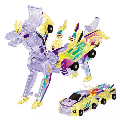 ✨2-in-1 Magnetic Transforming Dragon Car Toy🚗