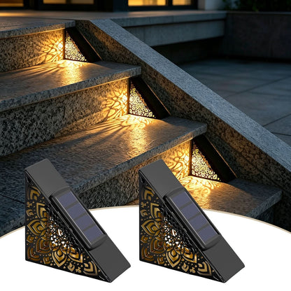 🎉Stepora - Solar Metal Outdoor Step Lights