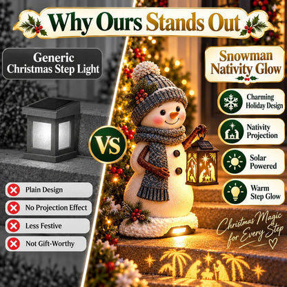 🎉 Solar Christmas Step Lights | 5 Festive Character Styles