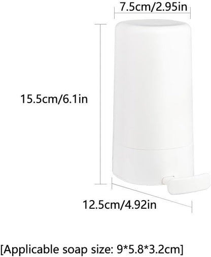 ⭐Wall-Mounted Soap Shaver – No-Drill Bar Soap Dispenser for Cleaner, Easier Use