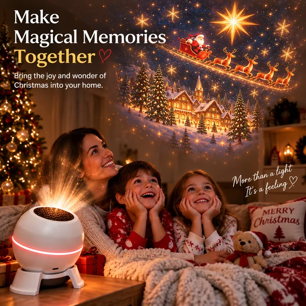 🔥 Last day to save 49% –🎄🎅 Christmas Magic Projection Light – Bring Holiday Scenes to Life