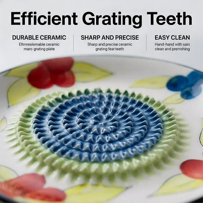 Handmade Ceramic Garlic Grater Plate Garlic