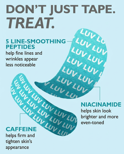 Peptiject Peptide Infused Face + Eye Tape