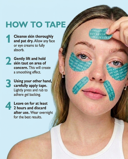 Peptiject Peptide Infused Face + Eye Tape