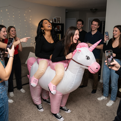 🔥Inflatable Rainbow Unicorn Costume