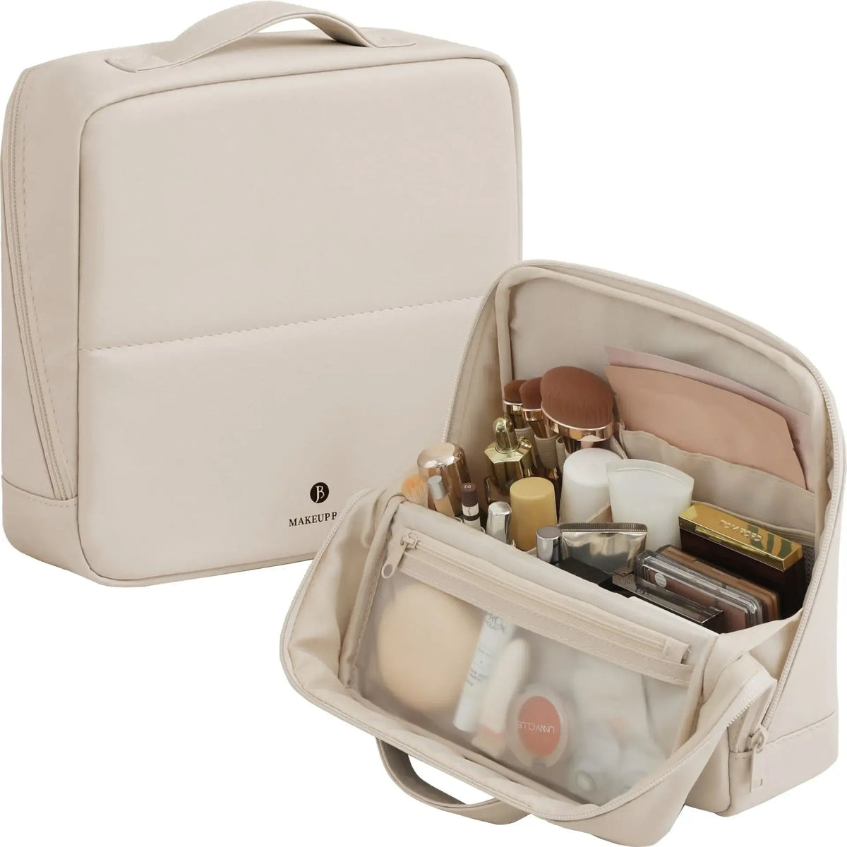 🔥Waterproof Leather Makeup Bag