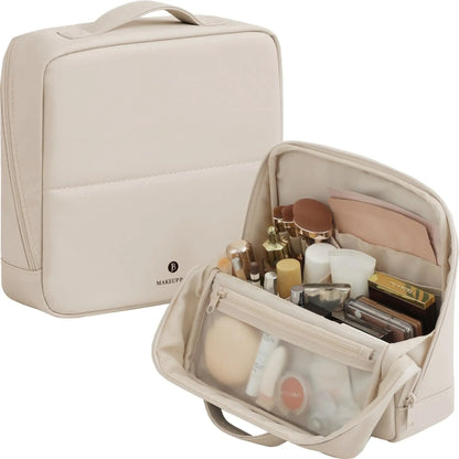🔥Waterproof Leather Makeup Bag