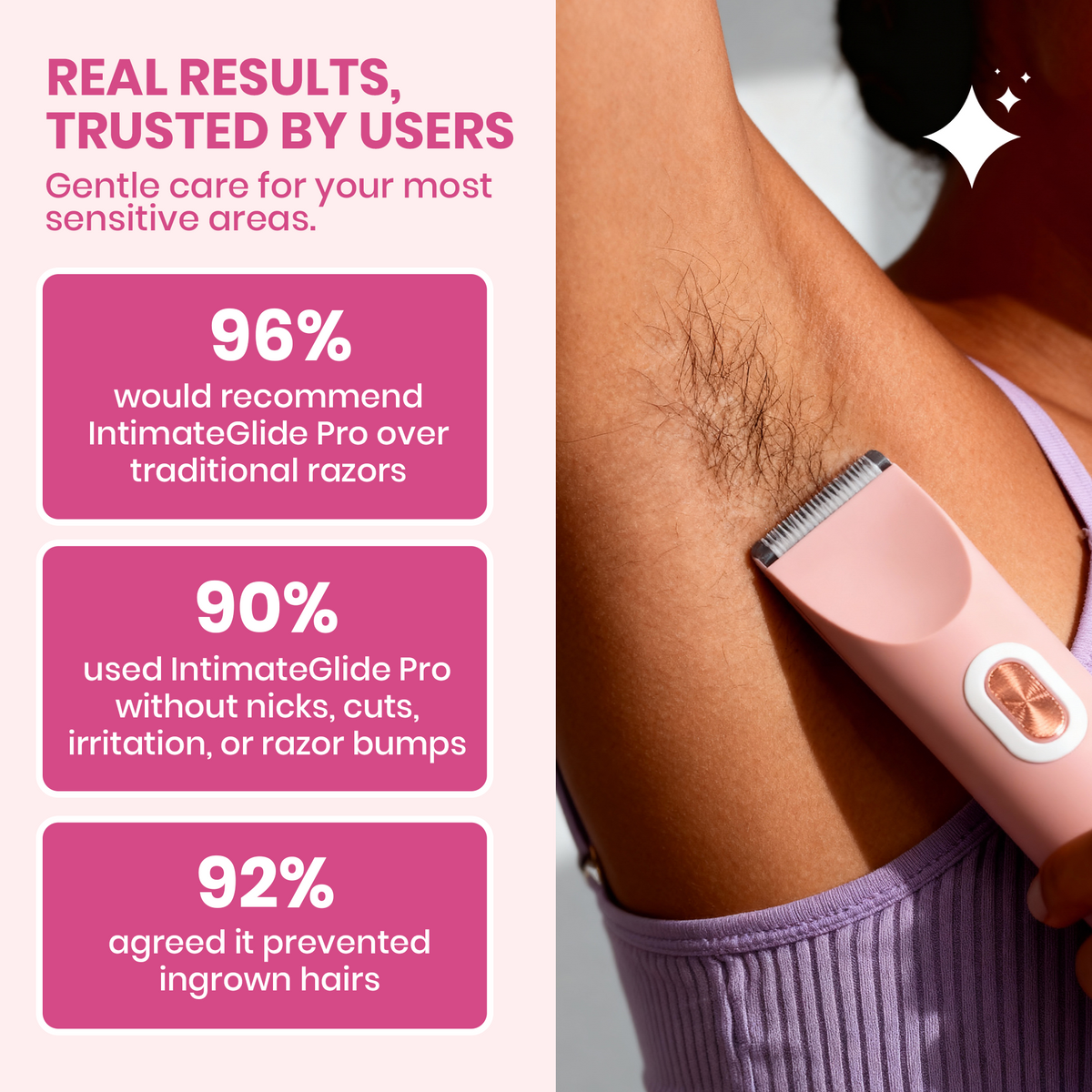 🔥2-in-1 Bikini Trimmer & Body Shaver – Smooth, Gentle & Rechargeable