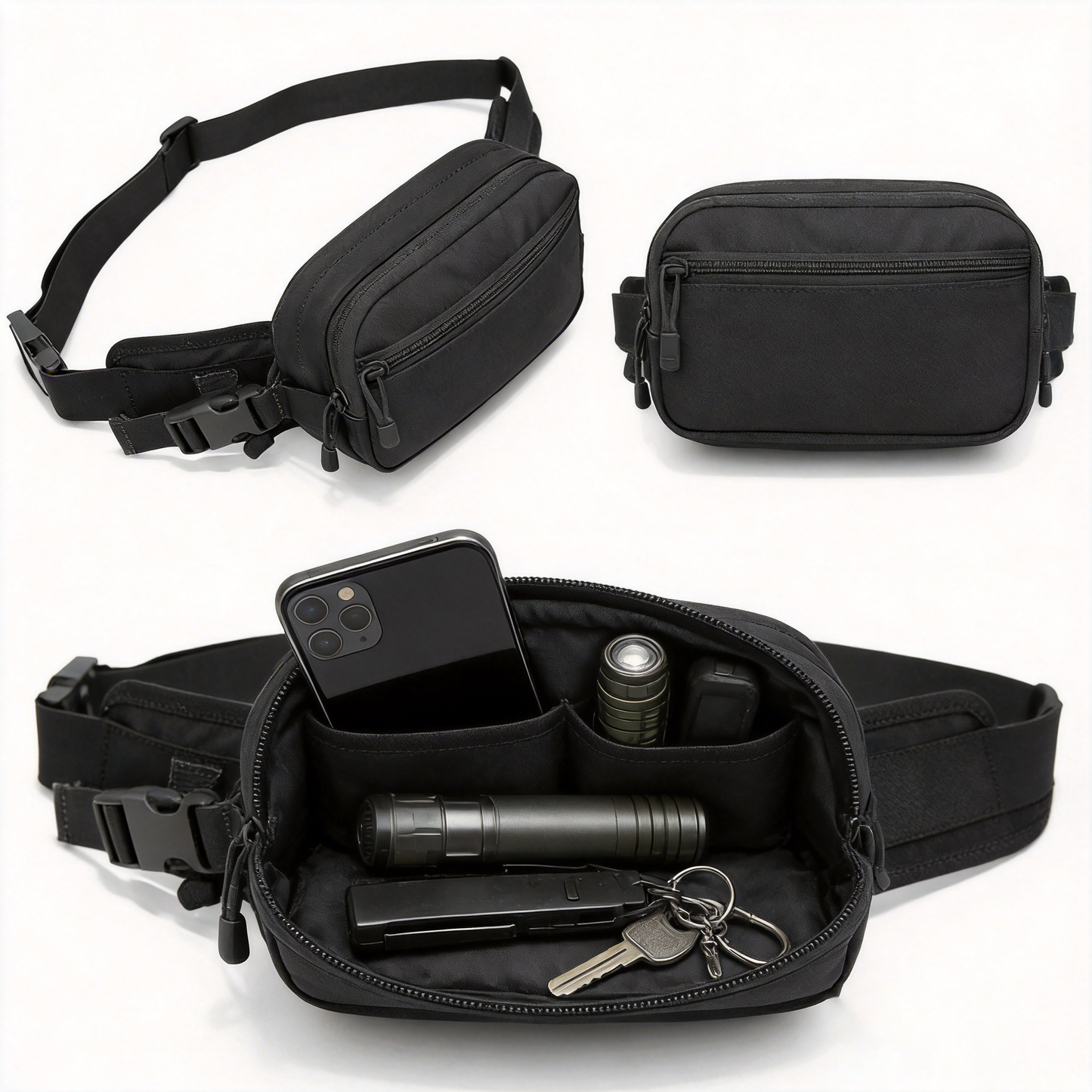 Multifunctional Outdoor Waist Bag with Quick-Access Storage