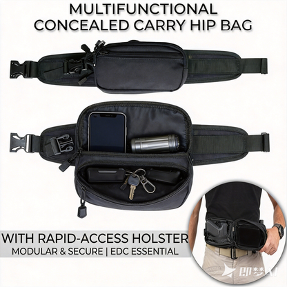 Multifunctional Outdoor Waist Bag with Quick-Access Storage