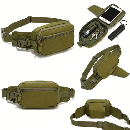 Multifunctional Outdoor Waist Bag with Quick-Access Storage