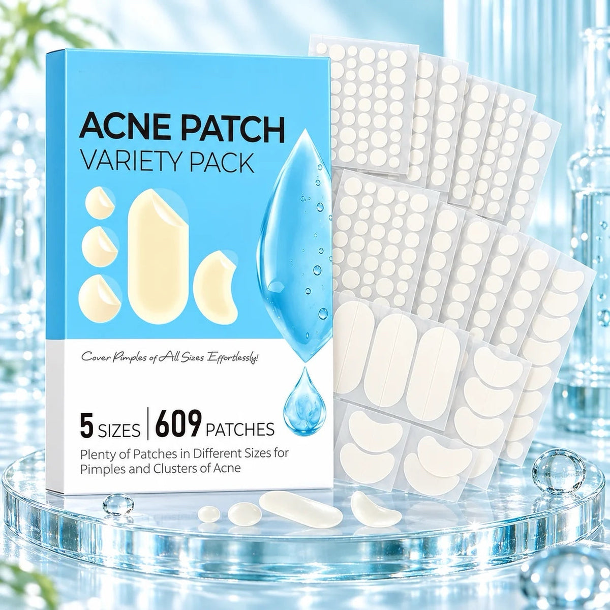 🔥Hydrocolloid Acne Cover Patches