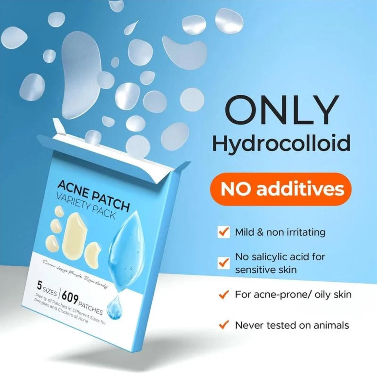 🔥Hydrocolloid Acne Cover Patches