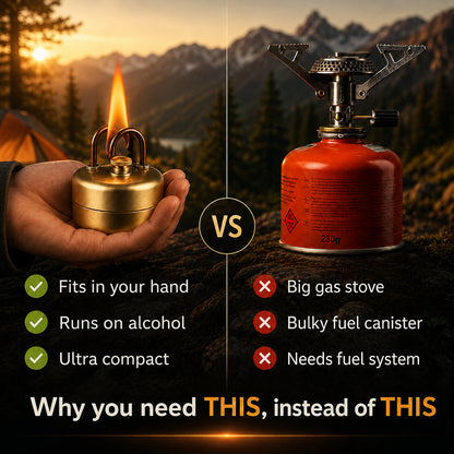 🔥Self-Pressurized Alcohol Stove