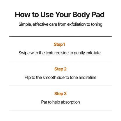 Body Clarifying Pad – Brightening & Gentle Exfoliation - 50 Pads