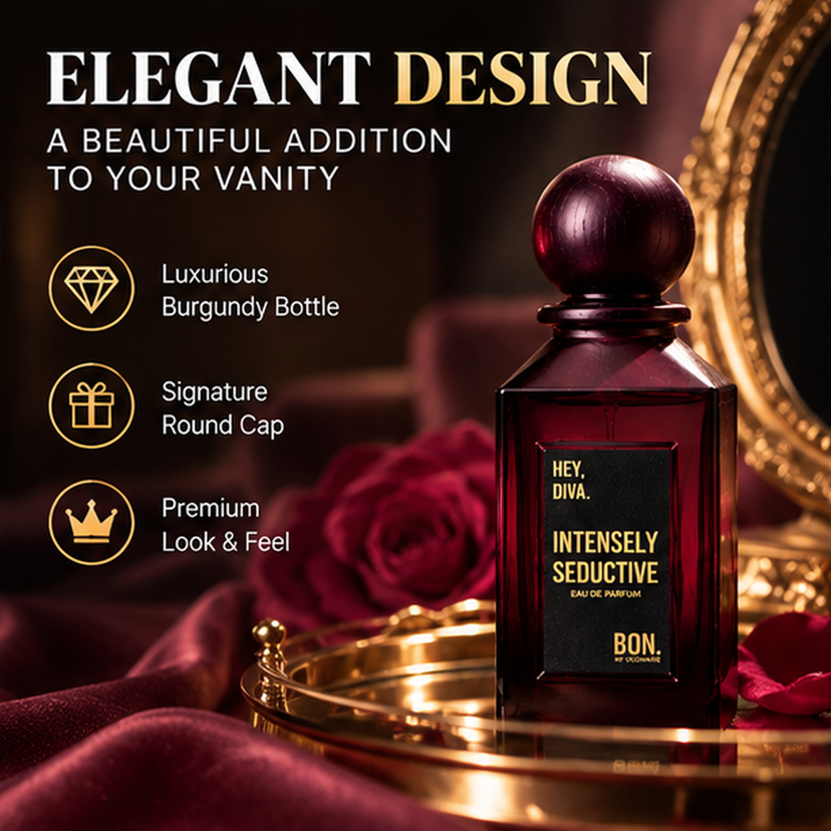❤️Intensely Seductive Eau de Parfum – Floral Vanilla Perfume for Women, 100ml