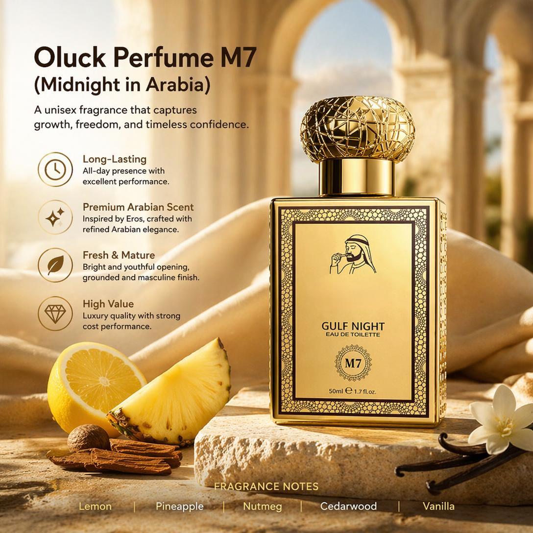 Midnight Citrus Cedar Unisex Eau de Parfum – Long Lasting Arabian Inspired Fragrance