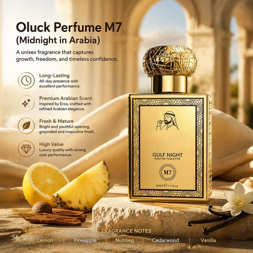 Midnight Citrus Cedar Unisex Eau de Parfum – Long Lasting Arabian Inspired Fragrance