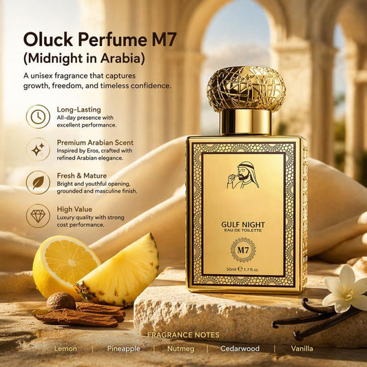 Midnight Citrus Cedar Unisex Eau de Parfum – Long Lasting Arabian Inspired Fragrance