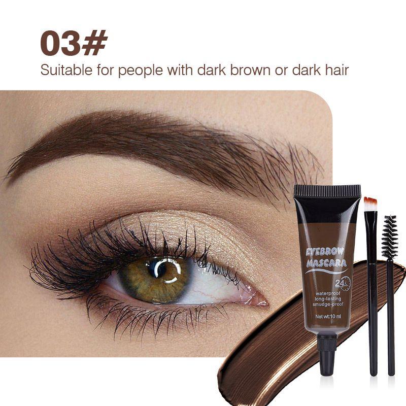 2 PCS Waterproof Long-Lasting Brow Gel