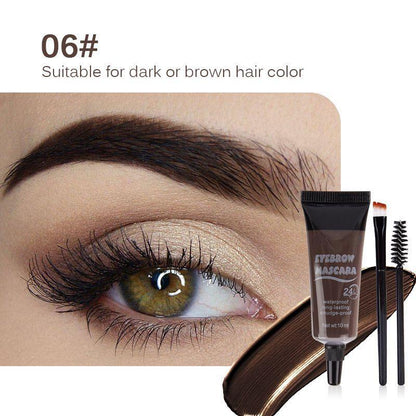 2 PCS Waterproof Long-Lasting Brow Gel