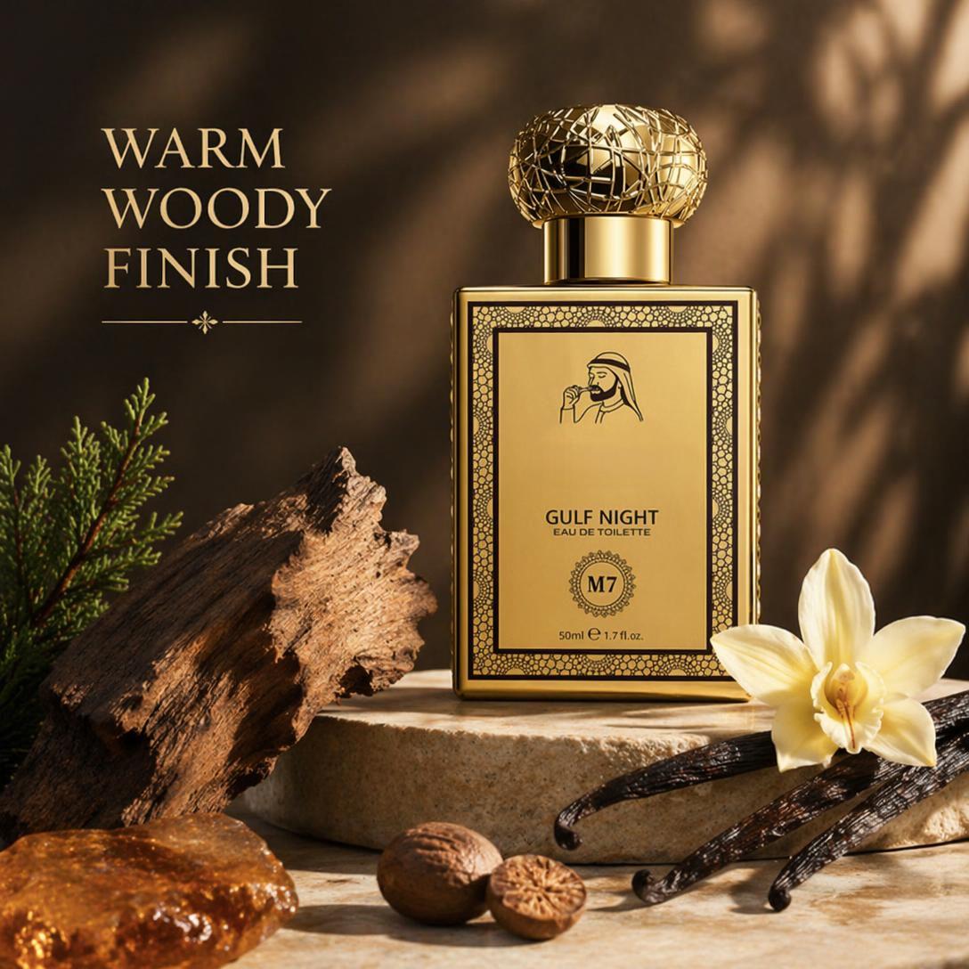 Midnight Citrus Cedar Unisex Eau de Parfum – Long Lasting Arabian Inspired Fragrance