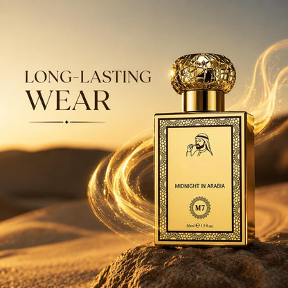 Midnight Citrus Cedar Unisex Eau de Parfum – Long Lasting Arabian Inspired Fragrance