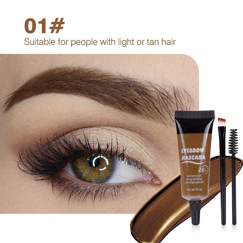 2 PCS Waterproof Long-Lasting Brow Gel