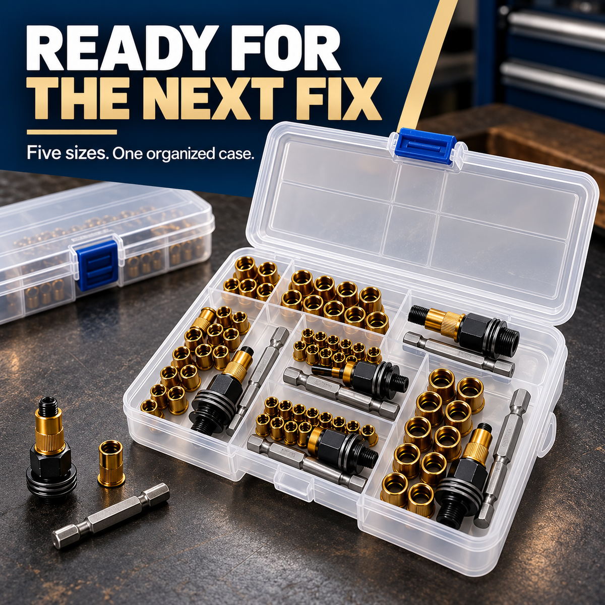 🔩 Rivet Nut Tool Kit & Refill Packs | M3–M8 for Metal Repairs