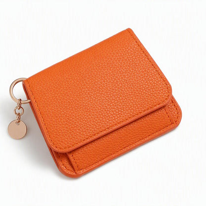 💳 Pocket-Sized Elegance | Women's Elegant Minimalist Short Slim Bifold Purse, RFID Blocking Card Holder & Compact Coin Wallet ✨