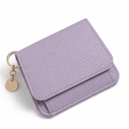 💳 Pocket-Sized Elegance | Women's Elegant Minimalist Short Slim Bifold Purse, RFID Blocking Card Holder & Compact Coin Wallet ✨
