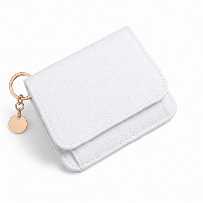 💳 Pocket-Sized Elegance | Women's Elegant Minimalist Short Slim Bifold Purse, RFID Blocking Card Holder & Compact Coin Wallet ✨