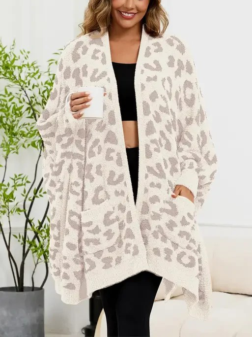 🎉Limited time sale🔥Women's Sherpa Wearable Blanket Poncho