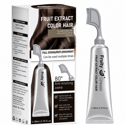 🔥Hot sell TODAY | Instant Gray Coverage Hair Dye Comb for Men & Women