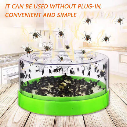 ♻️ Reusable fly trap—no electricity. no poison! 🏠 Safe to use in the kitchen and around children and pets.