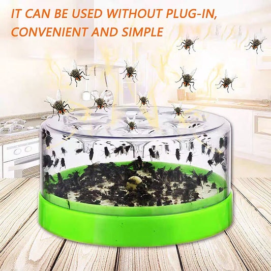 ♻️ Reusable fly trap—no electricity. no poison! 🏠 Safe to use in the kitchen and around children and pets.