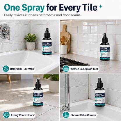 🎉 Grout Cleaning Spray – Easy Care for Tile Lines & Damp-Area Stains