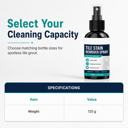 🎉 Grout Cleaning Spray – Easy Care for Tile Lines & Damp-Area Stains