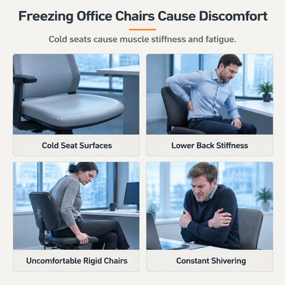 🔥Thickened Plush Integrated Heated Seat Cushion with Backrest