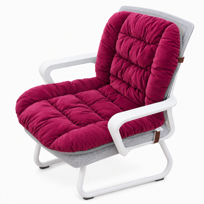 🔥Thickened Plush Integrated Heated Seat Cushion with Backrest