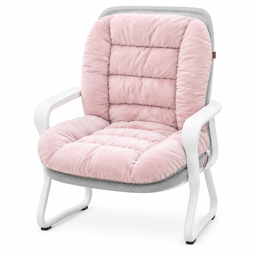 🔥Thickened Plush Integrated Heated Seat Cushion with Backrest