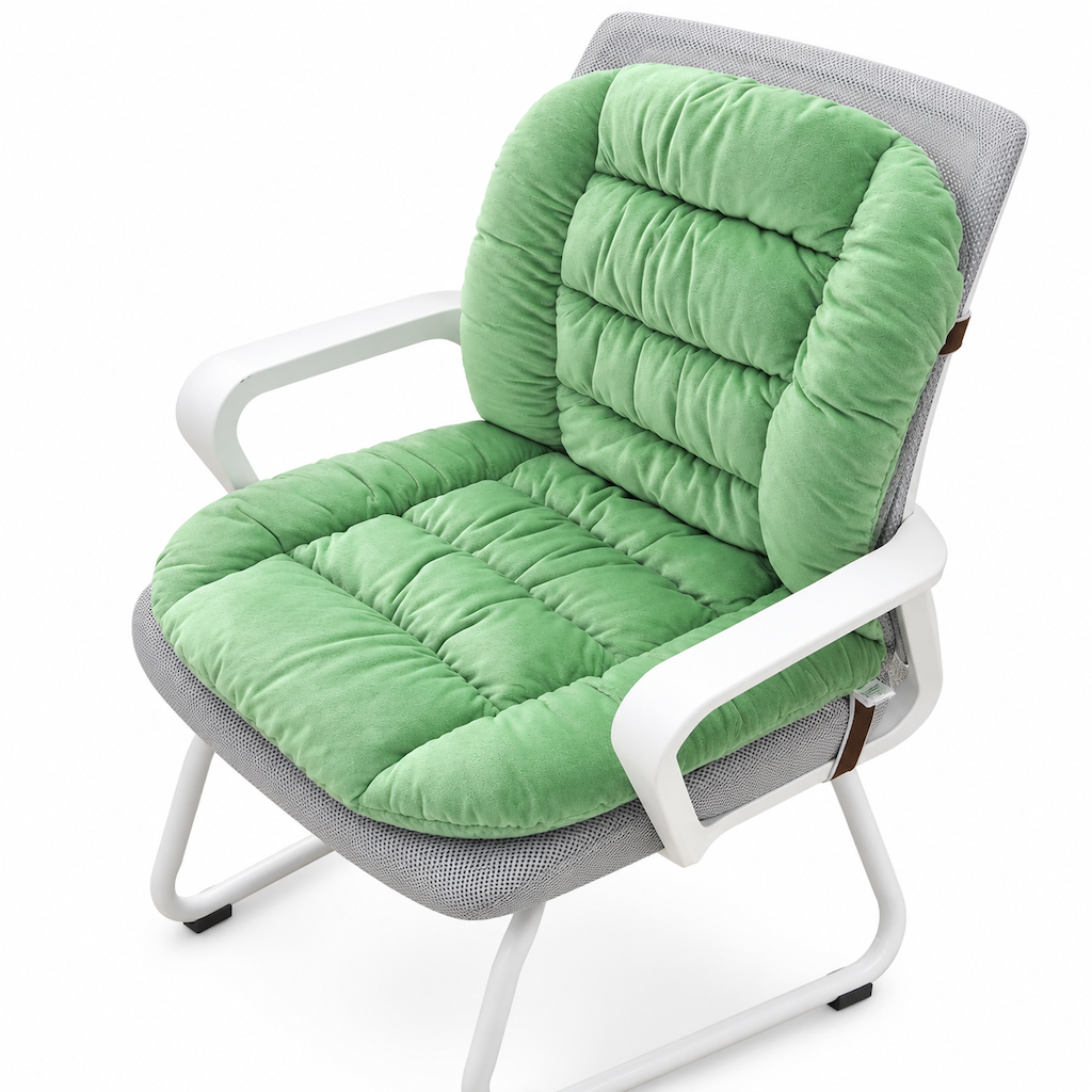 🔥Thickened Plush Integrated Heated Seat Cushion with Backrest