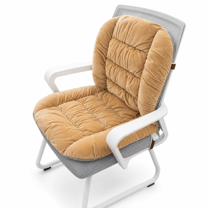 🔥Thickened Plush Integrated Heated Seat Cushion with Backrest