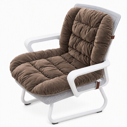 🔥Thickened Plush Integrated Heated Seat Cushion with Backrest