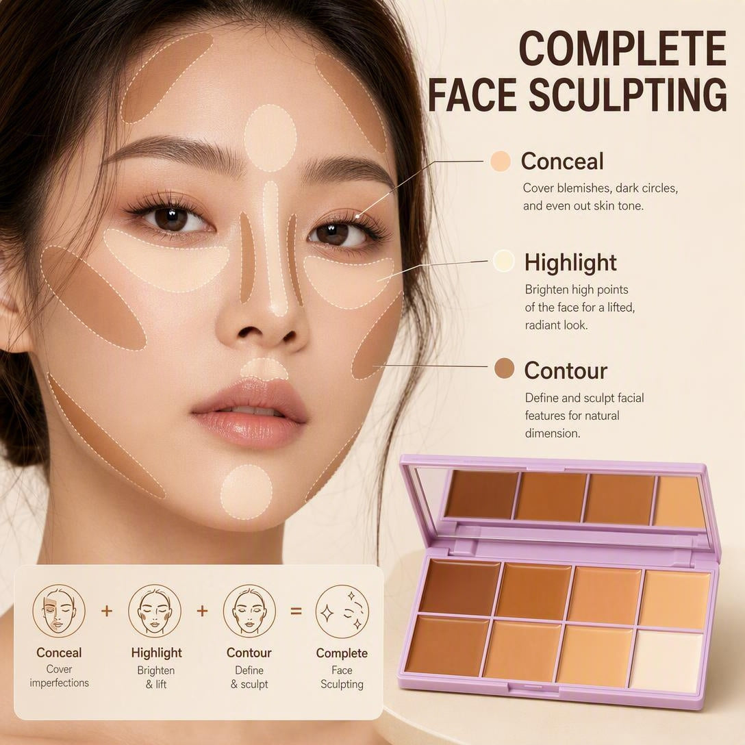 8-Shade Soft Matte Concealer Palette✨