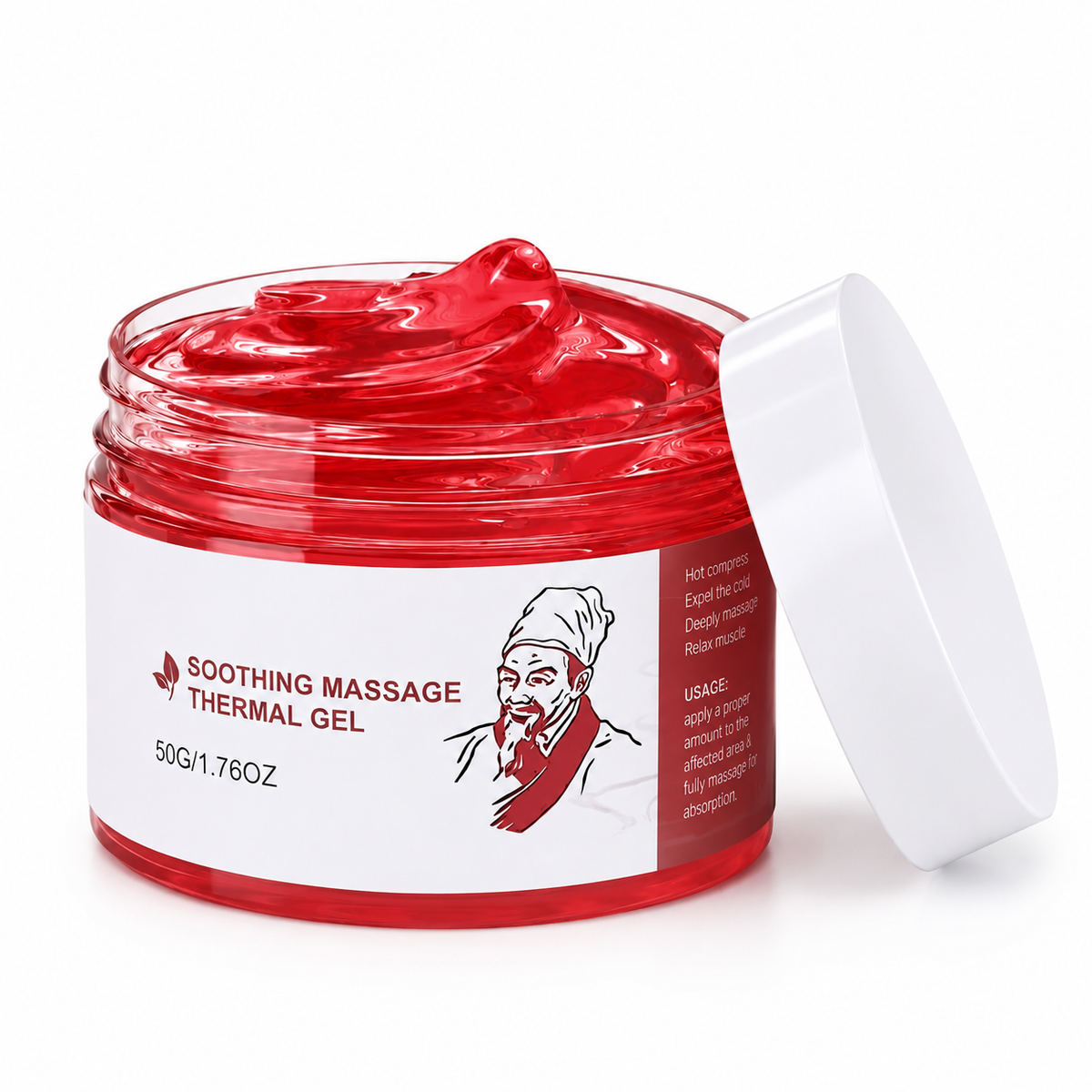 Herbal Warming Massage Gel for Soothing Relief
